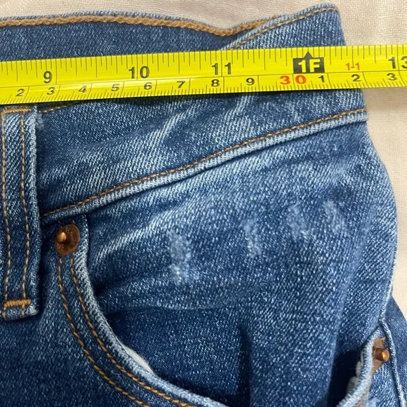 Abercrombie & Fitch Womens Jeans Sz 25 Blue The Ankle Straight Ultra High Rise - Picture 8 of 10